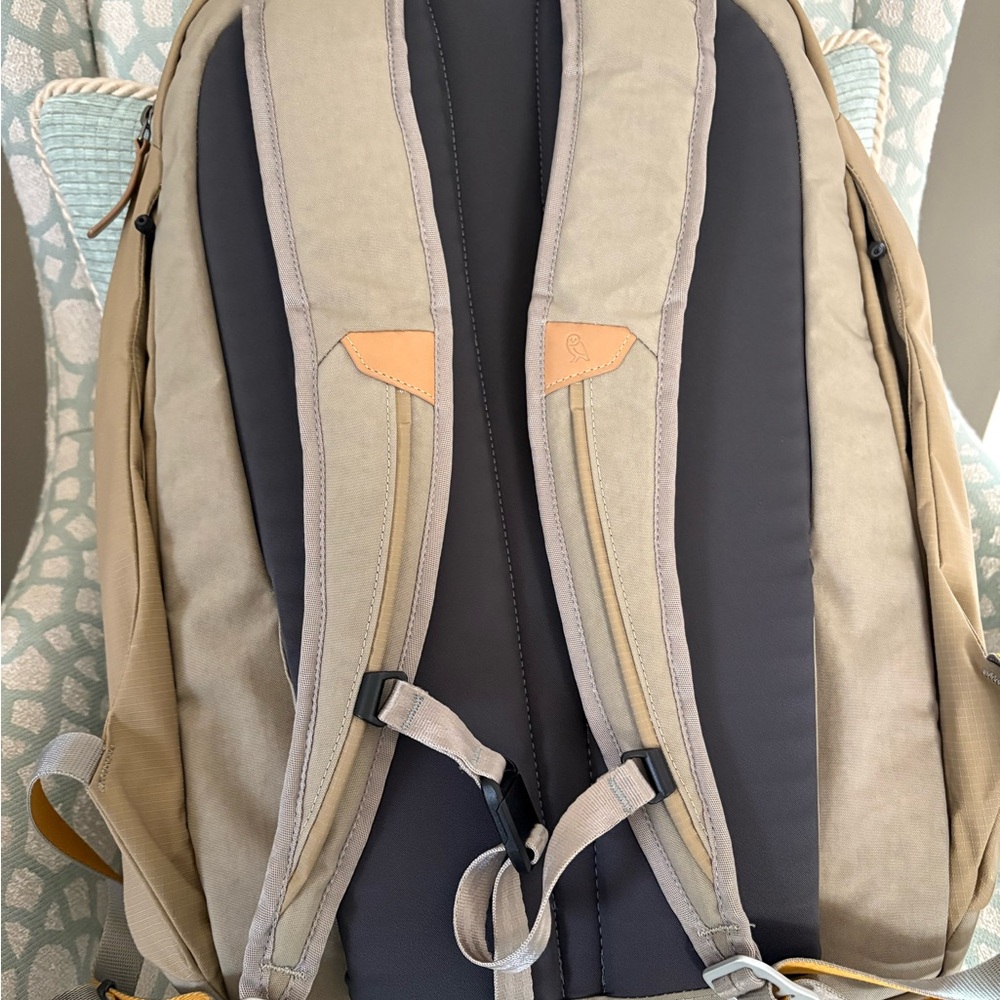 Bellroy Beige Backpack with Tan Accents - Picture 2 of 3